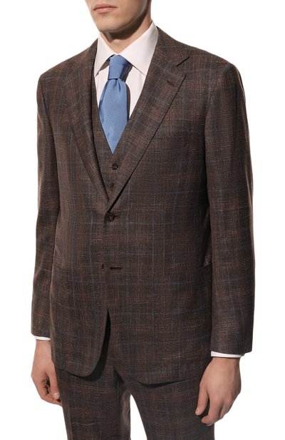 Костюм-тройка из кашемира и льна KITON, арт. UAGL81K06P32, фото 2