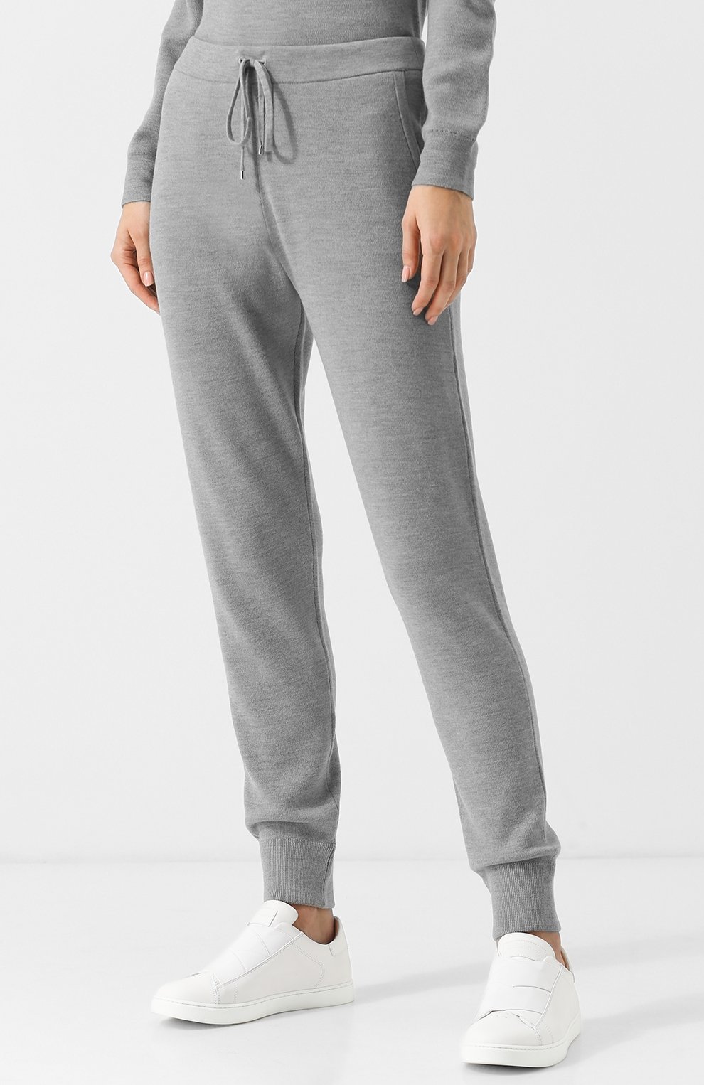 Однотонные шерстяные джоггеры с эластичным поясом RALPH LAUREN, арт. 290700746, фото 3