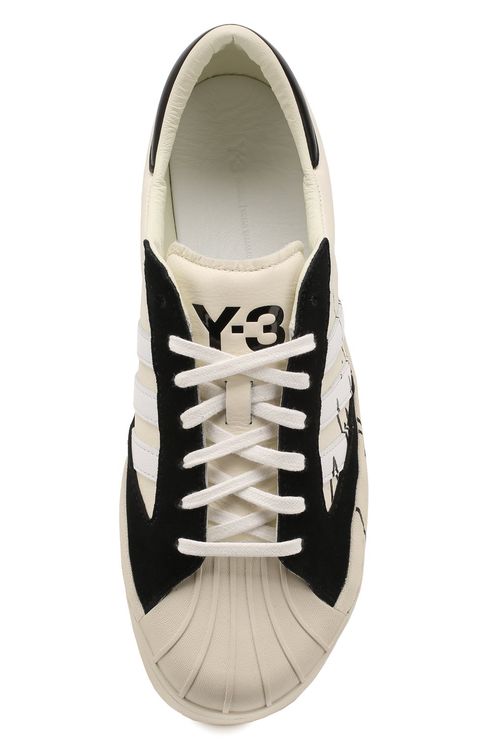 Комбинированные кеды yohji star Y-3, арт. EH2267/M, фото 5