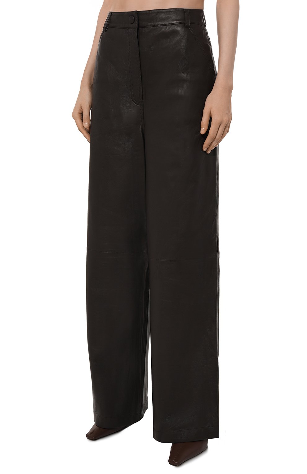 Кожаные брюки YVES SALOMON, арт. 25WYP202XXAPXX, фото 3