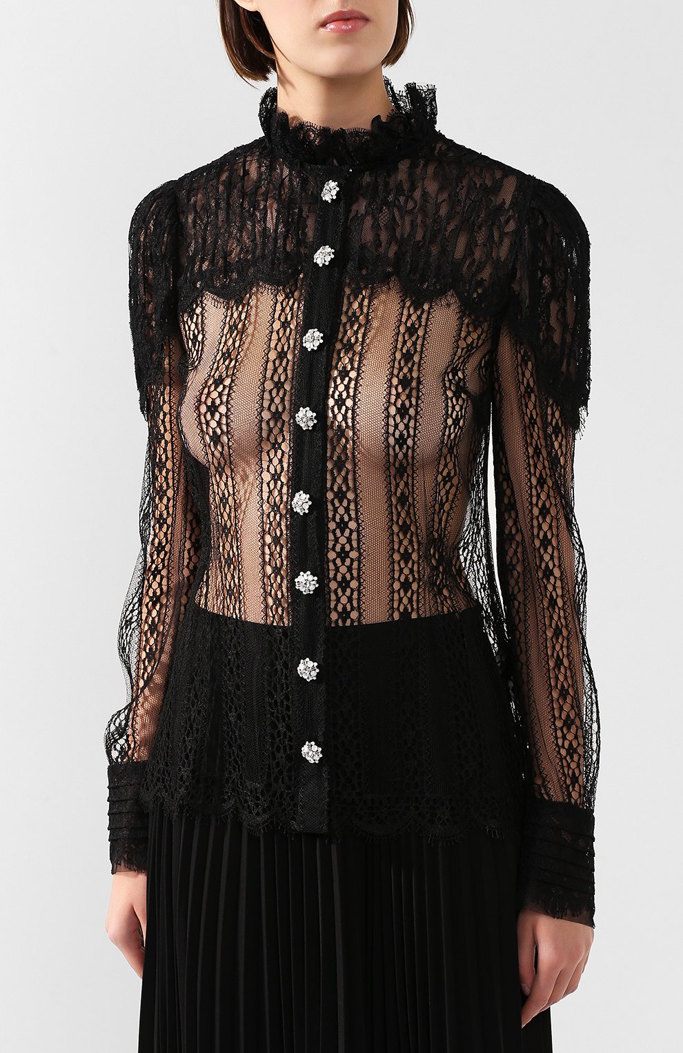 Кружевная блузка DOLCE & GABBANA, арт. F5J65Z/HLM09, фото 3
