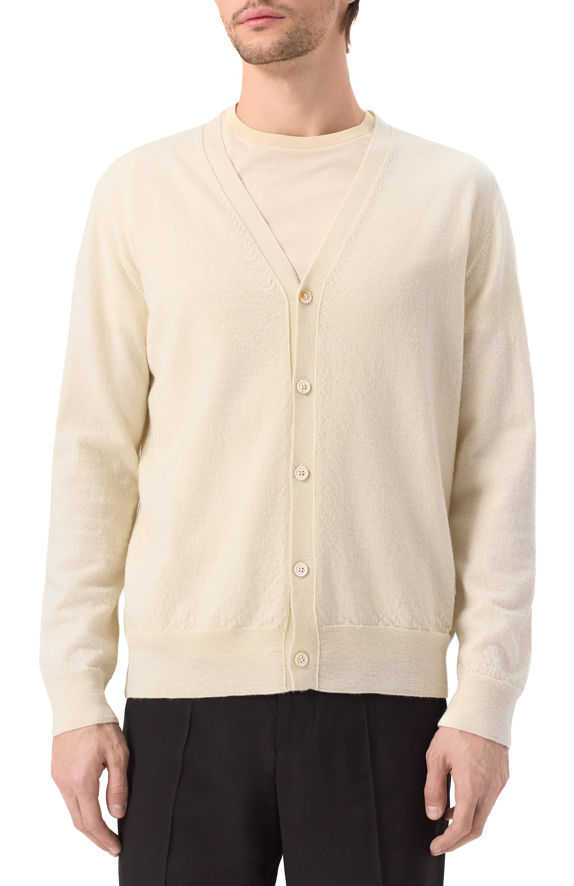 Шерстяной кардиган MAISON MARGIELA, арт. S50HP0027/M13098, фото 3