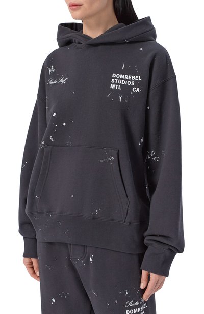 Хлопковое худи DOMREBEL, арт. STAFF/PULL0VER H00DIE, фото 3