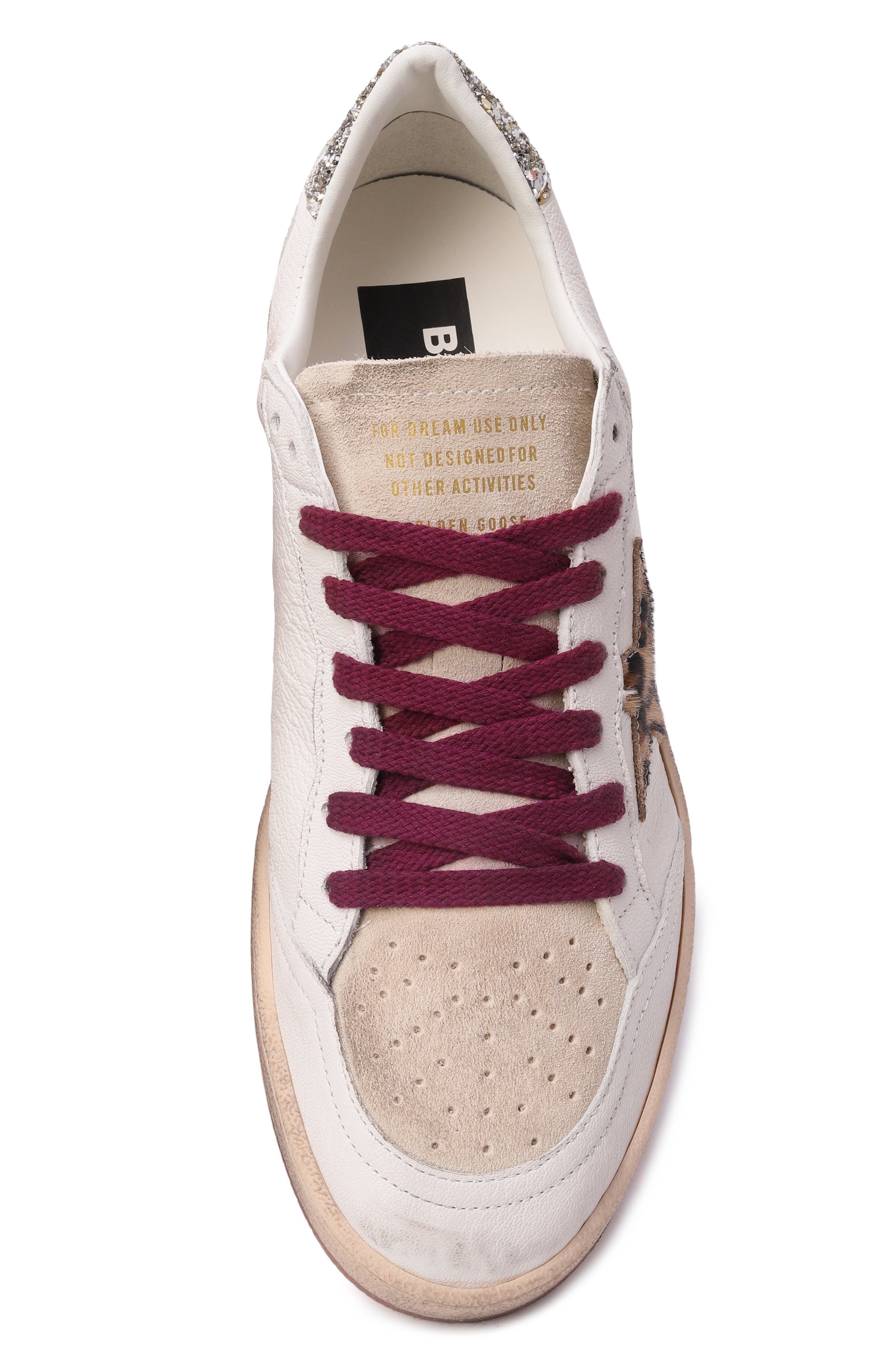 Кожаные кеды ball star GOLDEN GOOSE DELUXE BRAND, арт. GWF00117.F008068, фото 6