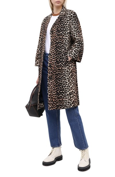 Пальто из хлопка и льна GANNI, арт. F5013, фото 2