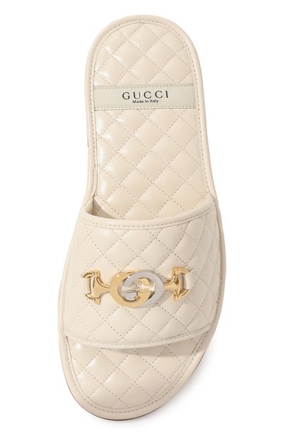 Кожаные шлепанцы GUCCI, арт. 577680 DLC00, фото 4