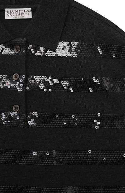 Хлопковое поло BRUNELLO CUCINELLI, арт. B0021T294A, фото 3