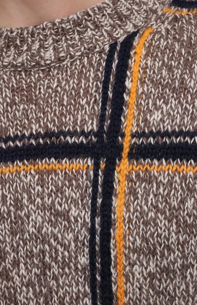 Шерстяной свитер DRIES VAN NOTEN бежевого цвета по цене 72200 руб., арт. 202-21234-1706, фото 5 Шерстяной свитер DRIES VAN NOTEN, арт. 202-21234-1706, фото 5
