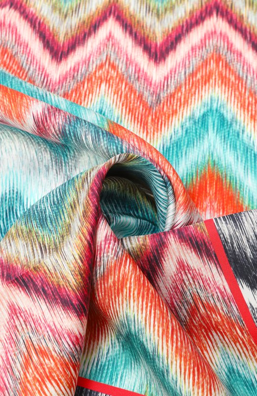 Шелковый платок Missoni F041TWDA045 Разноцветный  F041TWDA045 Фото 3