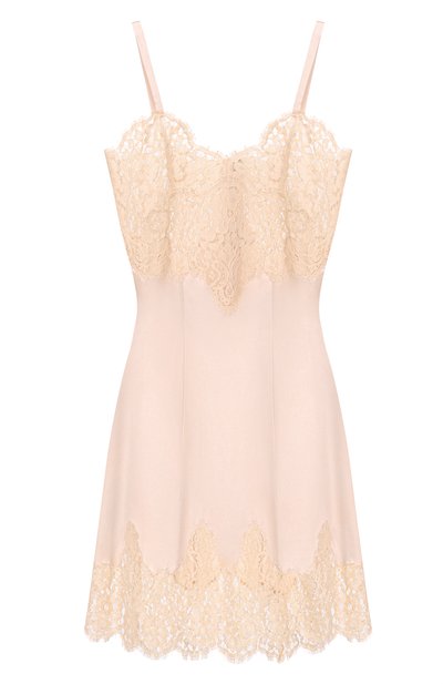 Женское платье из шелка и хлопка DOLCE & GABBANA, арт. F60FGT/FURAG