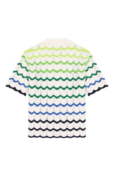 Хлопковое поло CASABLANCA, арт. K-SP26-KW-969-02-EX-BC, фото 2