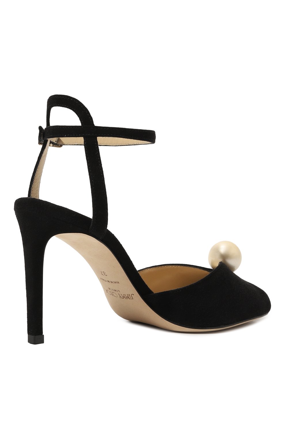 Замшевые босоножки sacora 85 JIMMY CHOO, арт. SAC0RA 85/A0B, фото 5