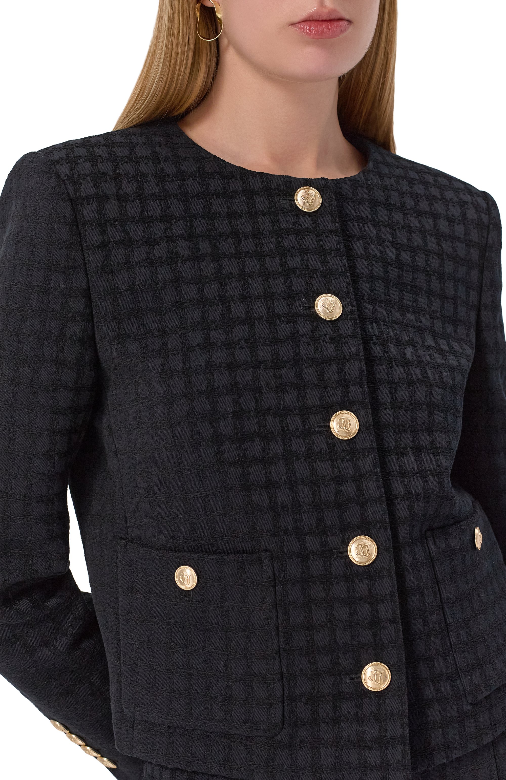 Твидовый жакет JUUN.J, арт. JW5X11W52, фото 5