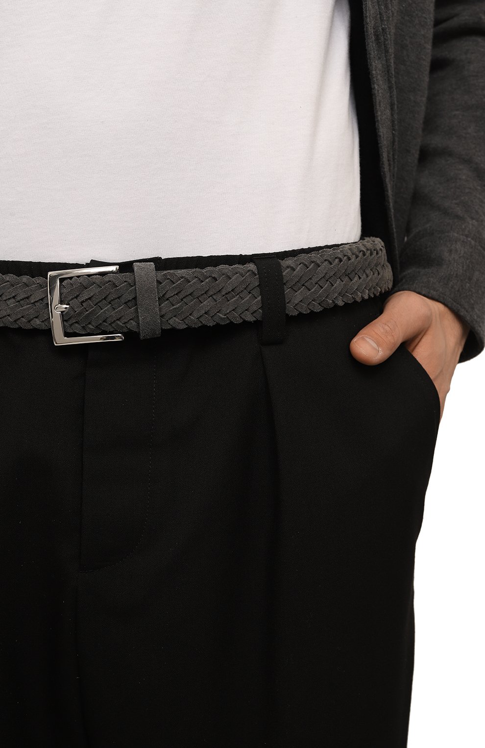 Замшевый ремень KITON, арт. USC3127N01041, фото 2