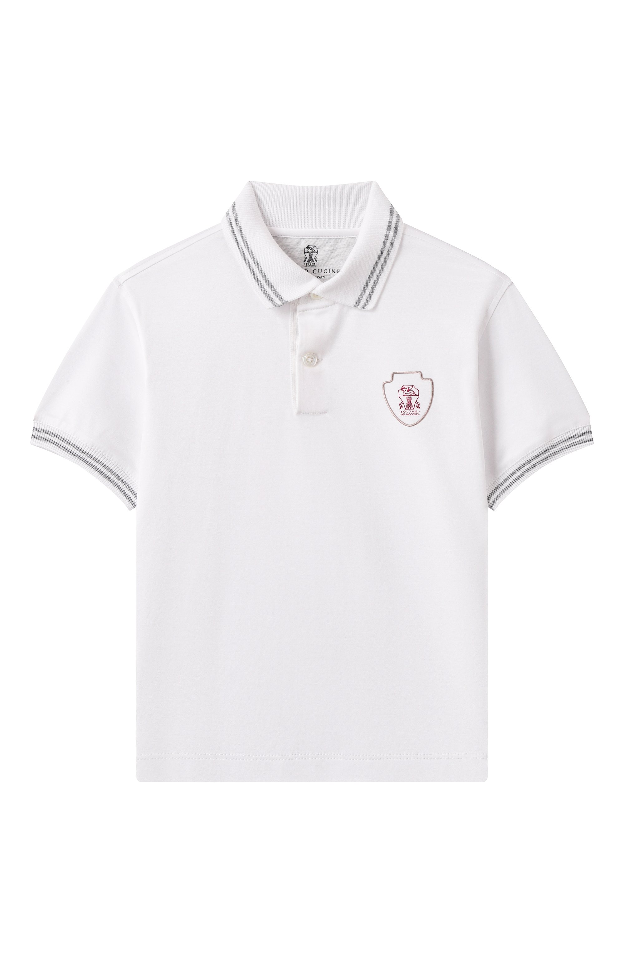 Хлопковое поло BRUNELLO CUCINELLI, арт. B0B13917TB, фото 1