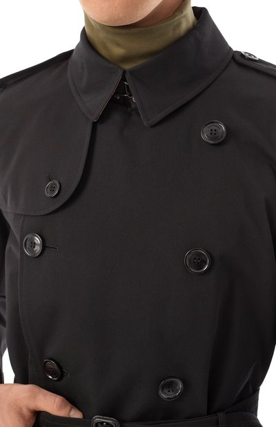 Хлопковый тренч BURBERRY, арт. 8079386, фото 5