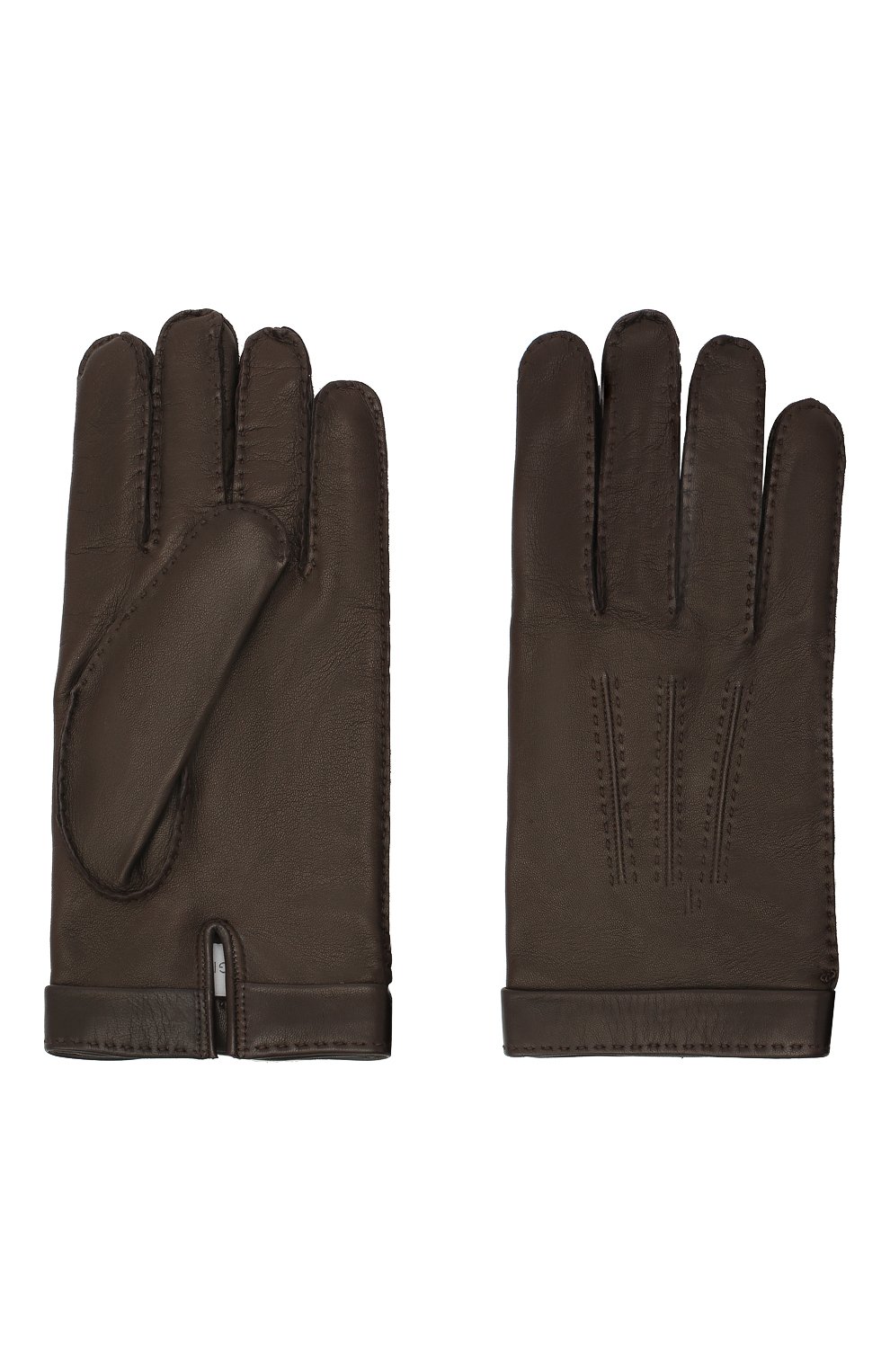 Кожаные перчатки CORTIGIANI, арт. 911155/0000, фото 2