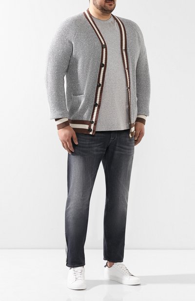 Кардиган из смеси хлопка и шелка BRUNELLO CUCINELLI, арт. M7K78806, фото 2