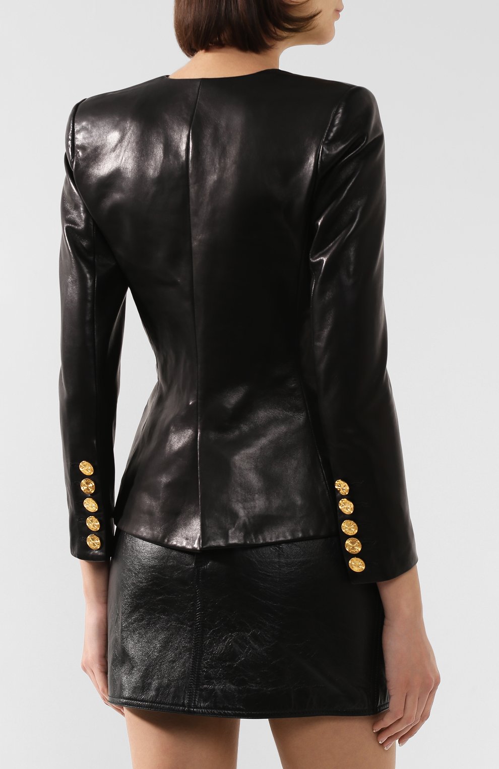 Кожаный жакет ALEXANDRE VAUTHIER, арт. 193LJA1050 0404, фото 4