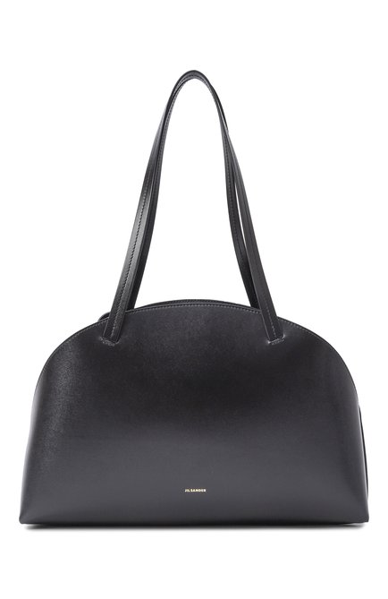 Женская сумка curve medium JIL SANDER черного цвета, арт. J07ZH0054-P7100 | Фото 1 (Материал: Натуральная кожа; Автоматизация ТО: Проставлено; Автоматизация состава: Проставлено; Размер: medium)