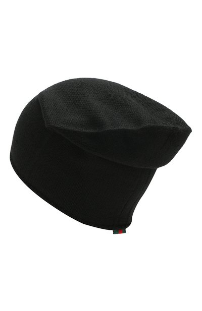 Шерстяная шапка бини GUCCI черного цвета по цене 34560 руб., арт. 452398/4G498, фото 2 Шерстяная шапка бини GUCCI, арт. 452398/4G498, фото 2