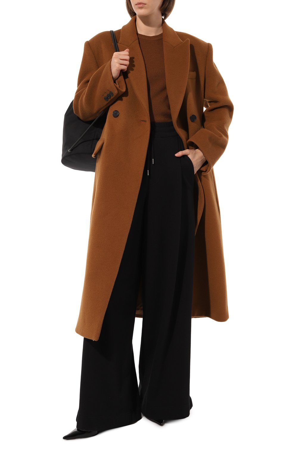 Хлопковые брюки DRIES VAN NOTEN черного цвета по цене 49750 руб., арт. 231-031108-6610, фото 2 Хлопковые брюки DRIES VAN NOTEN, арт. 231-031108-6610, фото 2