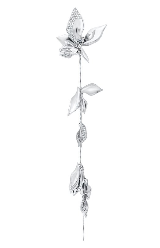 Моносерьга Caviar jewellery БЧЛ005-БК Серебряный БЧЛ005-БК