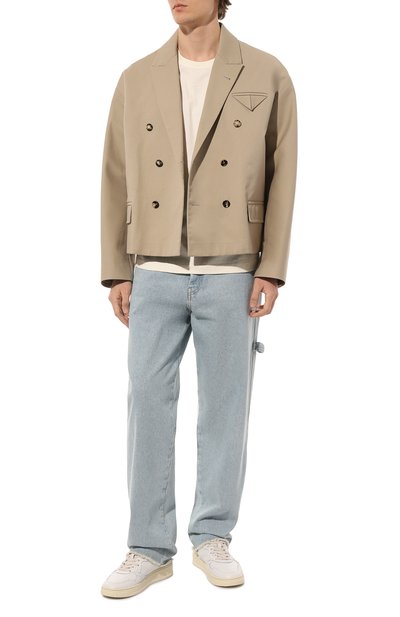 Хлопковая футболка DONDUP белого цвета по цене 14050 руб., арт. US340/JF0329U/DU6, фото 2 Хлопковая футболка DONDUP, арт. US340/JF0329U/DU6, фото 2