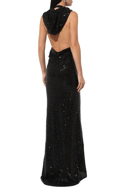 Платье с отделкой пайетками PINKO, арт. 104471/A29J, фото 4