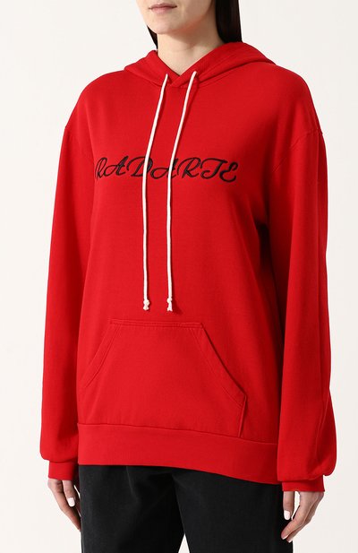 Однотонная толстовка с логотипом бренда RODARTE, арт. E104, фото 3