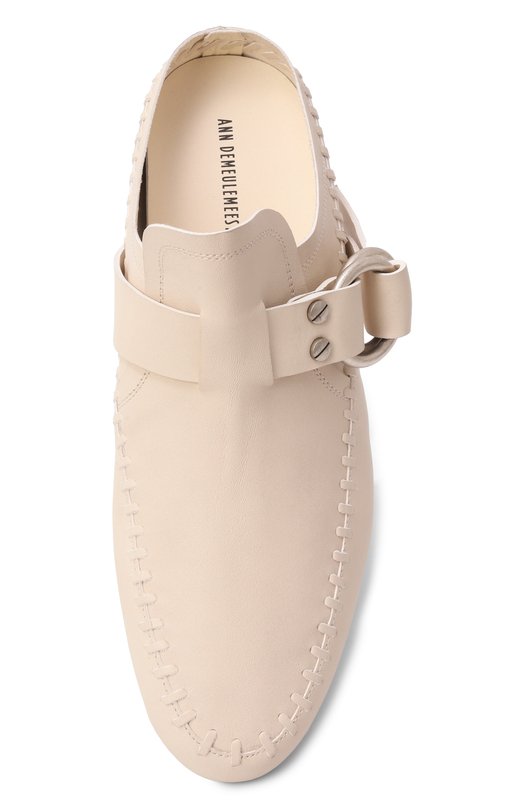 Кожаные сабо Ande Ann Demeulemeester B0012921/LT154 Кремовый  B0012921/LT154 Фото 6