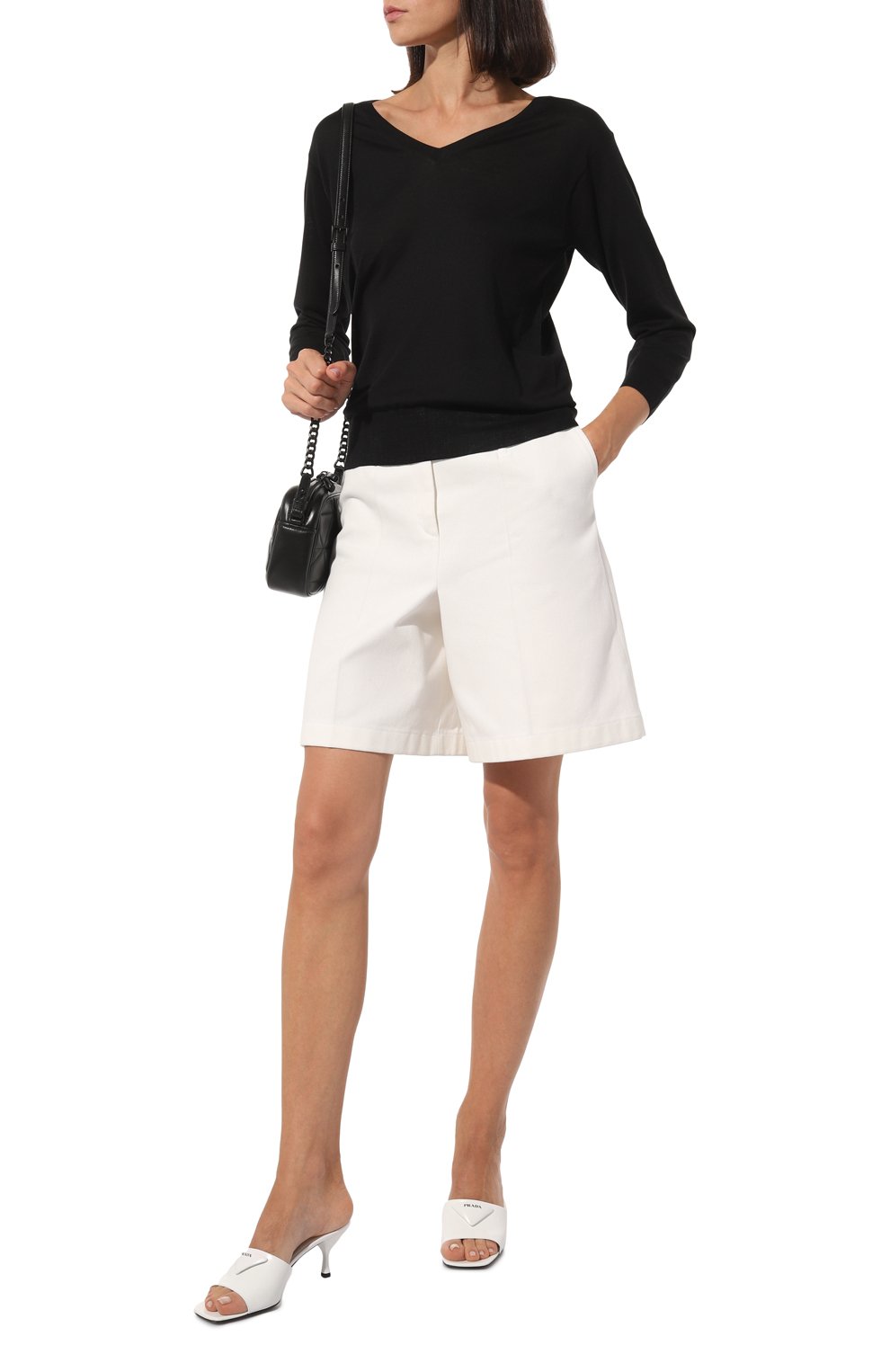 Шерстяной пуловер PRADA, арт. P24Q77-J2N-F0002-142, фото 2