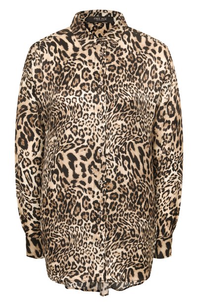 Женская блузка из хлопка и шелка FREEAGE, арт. WW25.BL011.6001.9012