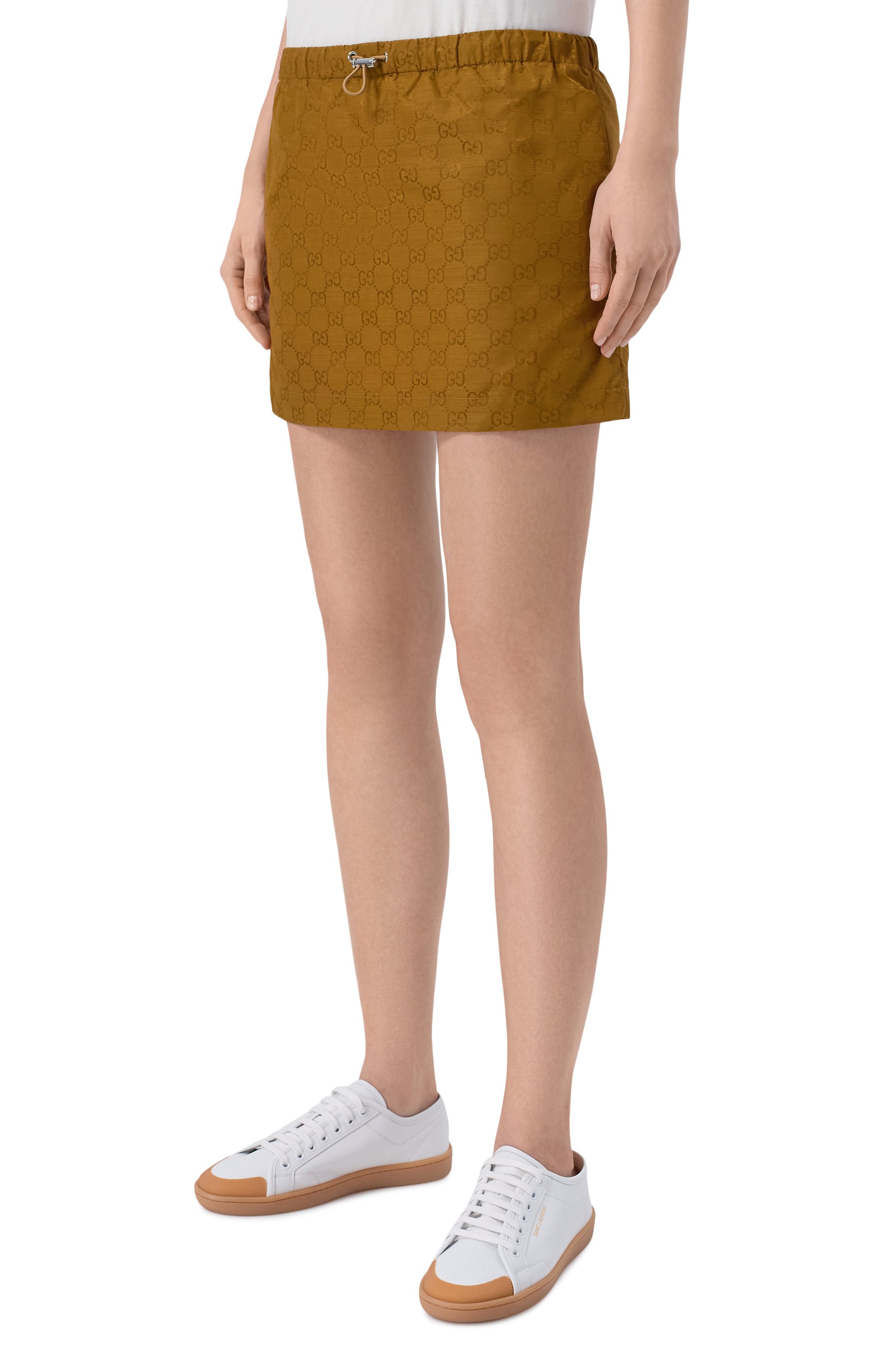 Юбка GUCCI коричневого цвета по цене 157500 руб., арт. 856026/ZAUC0, фото 3 Юбка GUCCI, арт. 856026/ZAUC0, фото 3