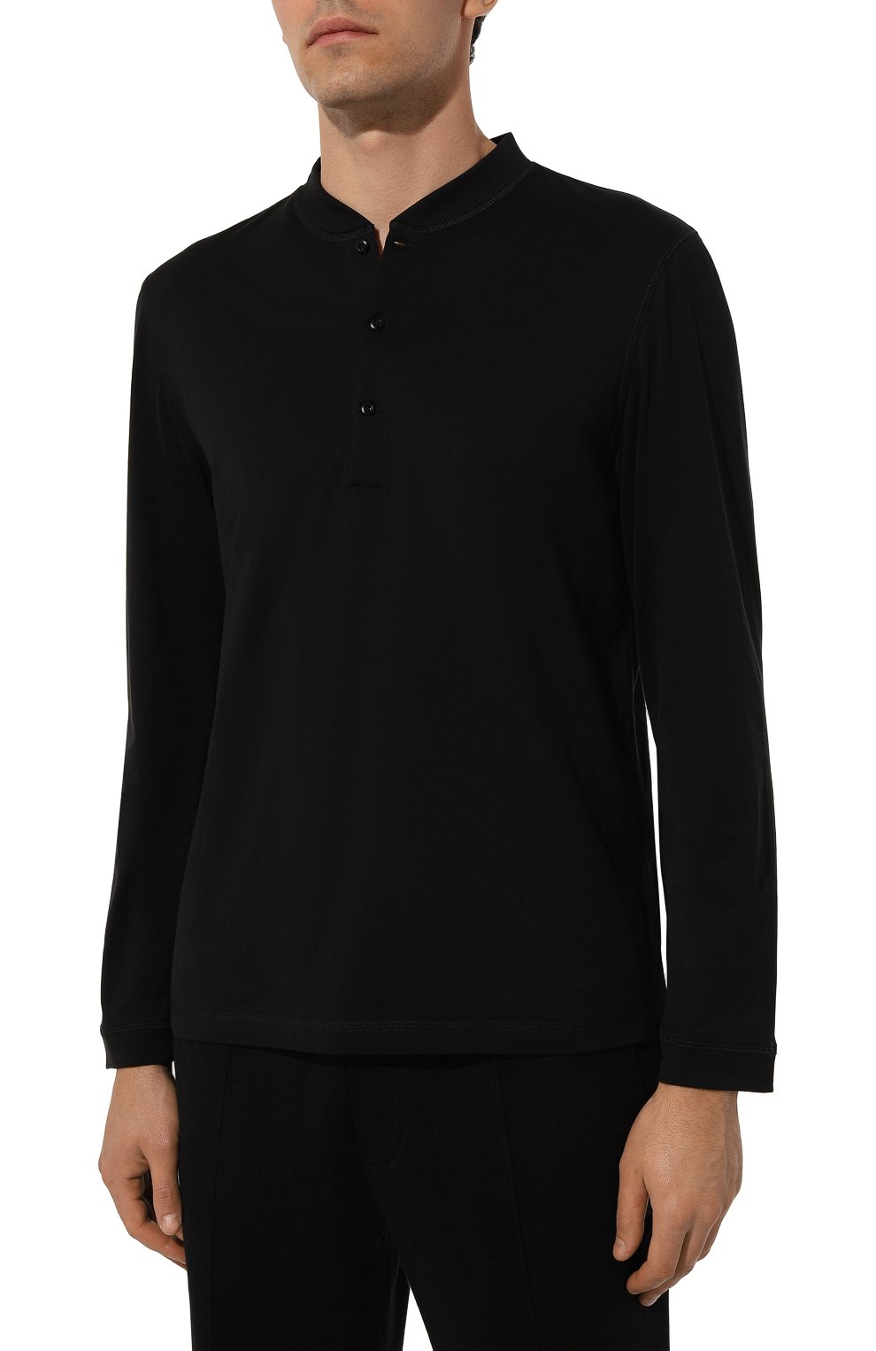 Хлопковый лонгслив-хенли BRUNELLO CUCINELLI, арт. M0B131365, фото 3