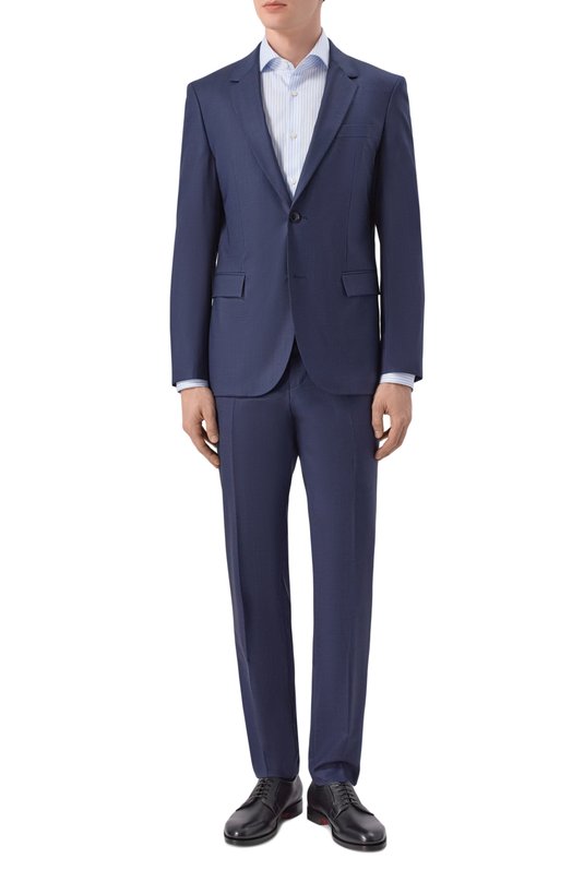 Шерстяной костюм BOSS 50561825 Синий 50561825