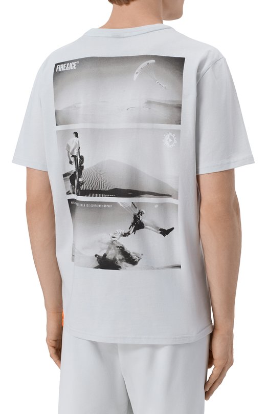 Хлопковая футболка Bogner Fire+Ice 54407308 Серый  54407308 Фото 4