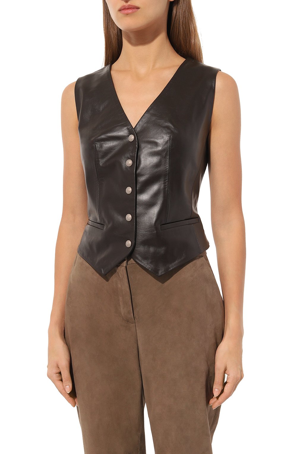 Кожаный жилет NOBLE&BRULEE, арт. NB70/140821/2, фото 3