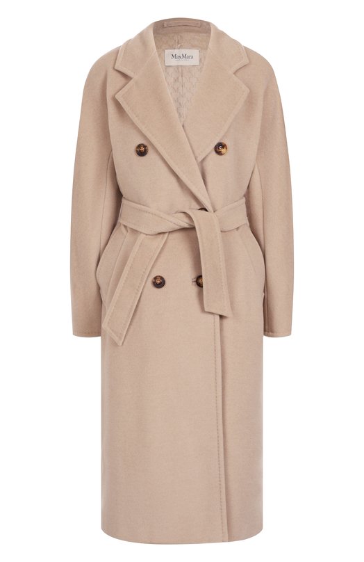 Пальто из шерсти и кашемира Max Mara MADAME Бежевый MADAME
