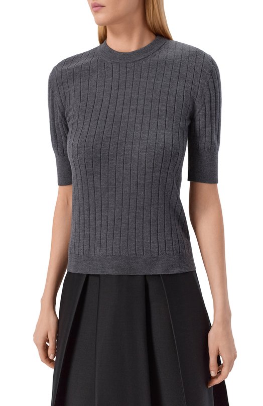 Шерстяной пуловер Bottega Veneta 835467/V5L70 Серый  835467/V5L70 Фото 3