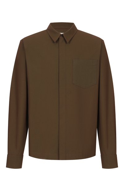 Мужская хлопковая рубашка DRIES VAN NOTEN, арт. 020706/4098