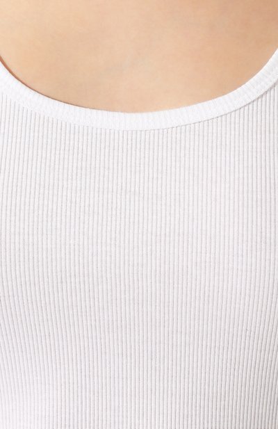 Хлопковая майка NANUSHKA, арт. BAYLEE_WHITE_RIB JERSEY, фото 5