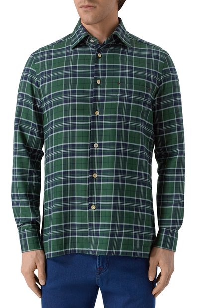 Рубашка из хлопка и кашемира KITON, арт. UMCNERH0942007, фото 3