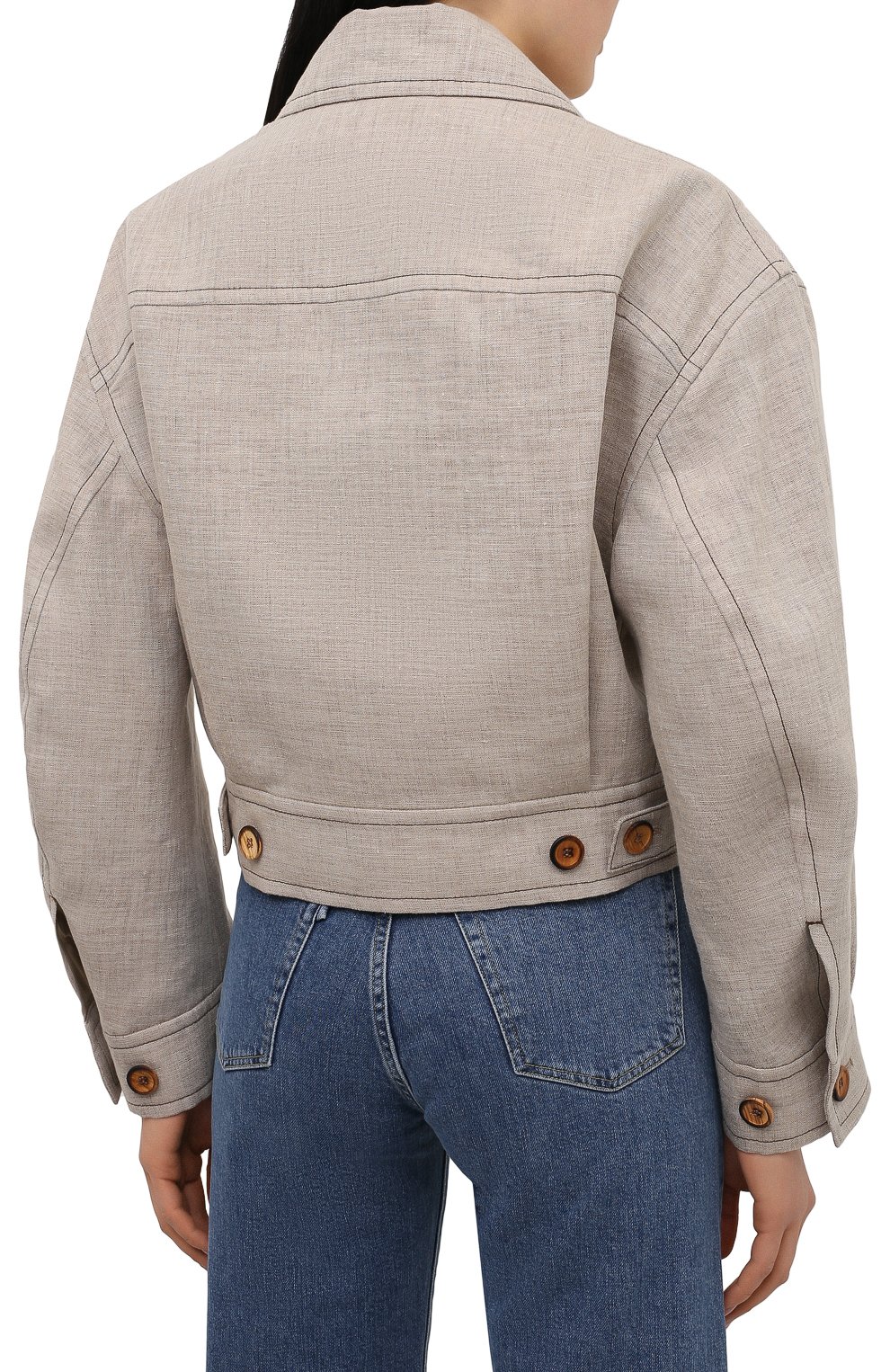 Куртка ACNE STUDIOS бежевого цвета по цене 66800 руб., арт. A90346, фото 4 Куртка ACNE STUDIOS, арт. A90346, фото 4