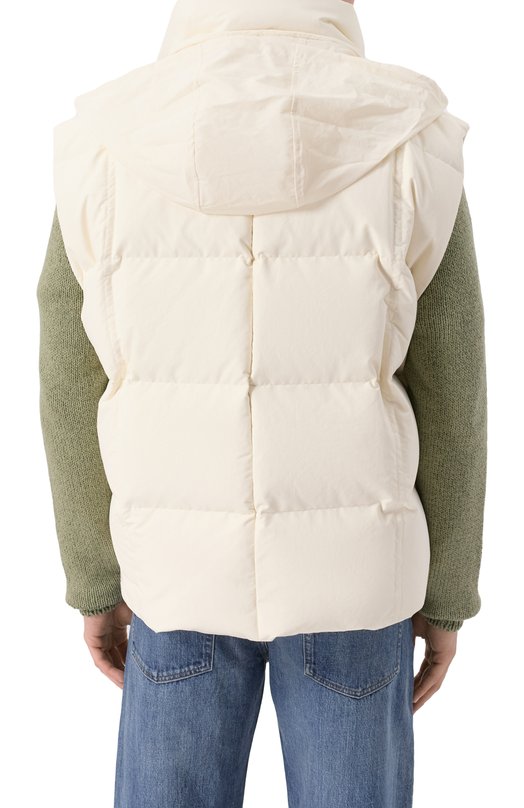 Пуховый жилет Jil Sander J47AF0152-J74276 Кремовый  J47AF0152-J74276 Фото 7