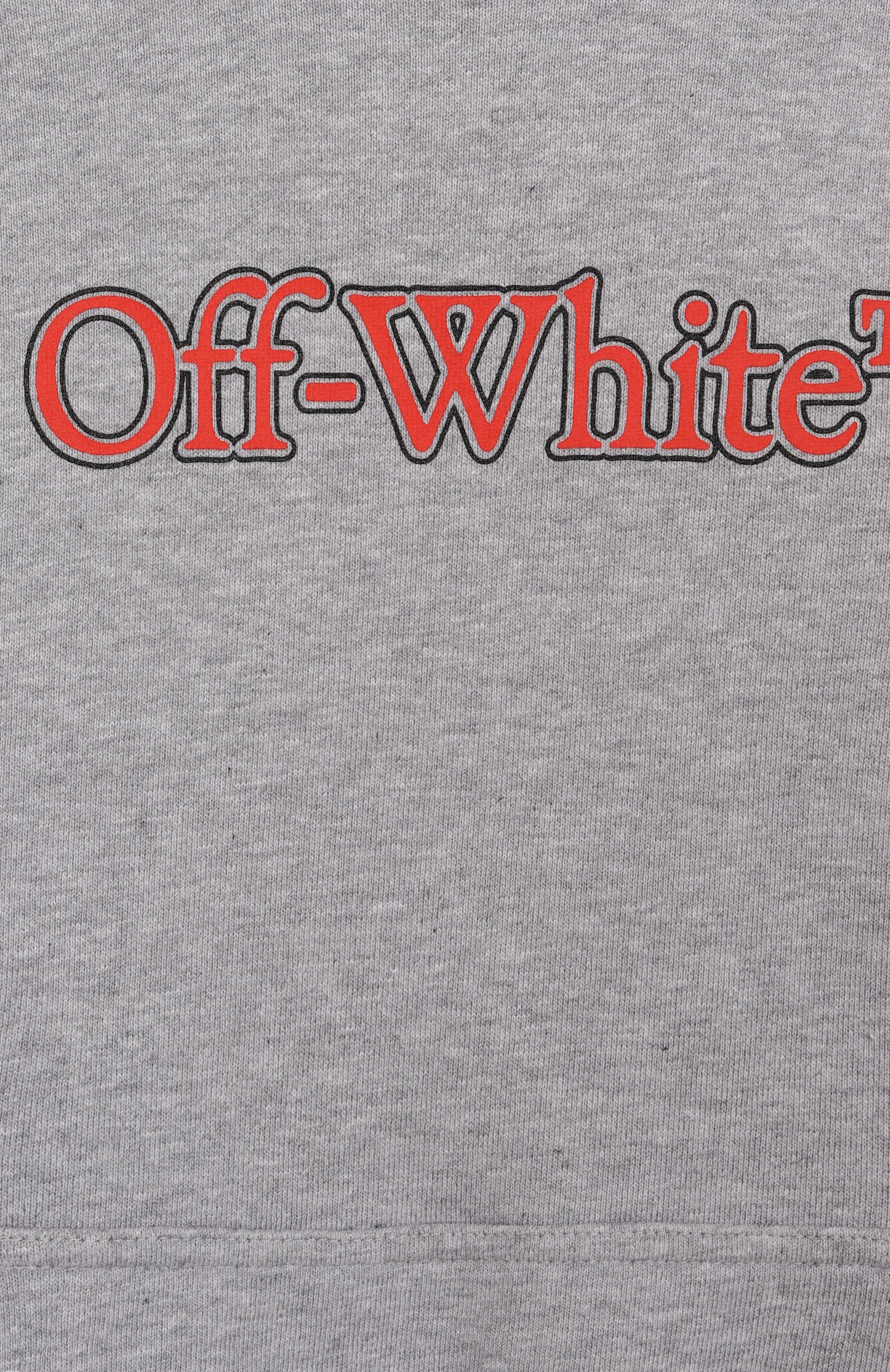 Хлопковое худи OFF-WHITE, арт. 0BBB001S25FLE001/4-12, фото 3