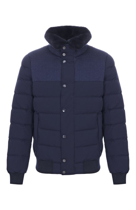 Мужской пуховик с меховым воротником HETREGO, арт. 8P512R/B0RIS