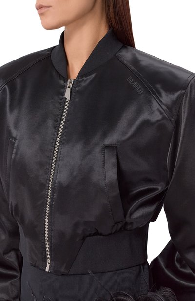 Атласный бомбер THE ATTICO, арт. 260WCB00104/VVV102AA, фото 5