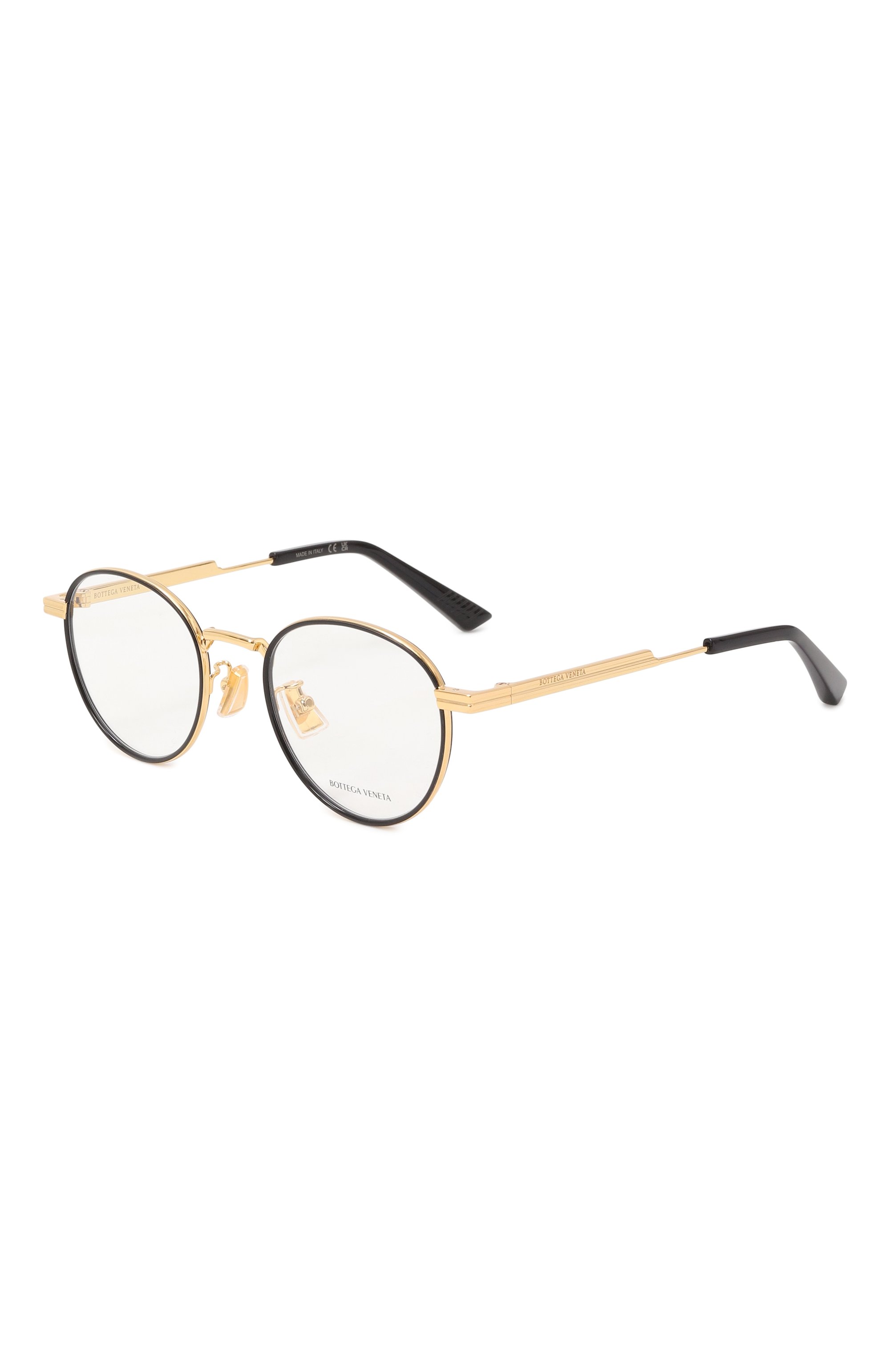 Оправа BOTTEGA VENETA золотого цвета по цене 42900 руб., арт. BV13370J 001, фото 1 Оправа BOTTEGA VENETA, арт. BV13370J 001, фото 1