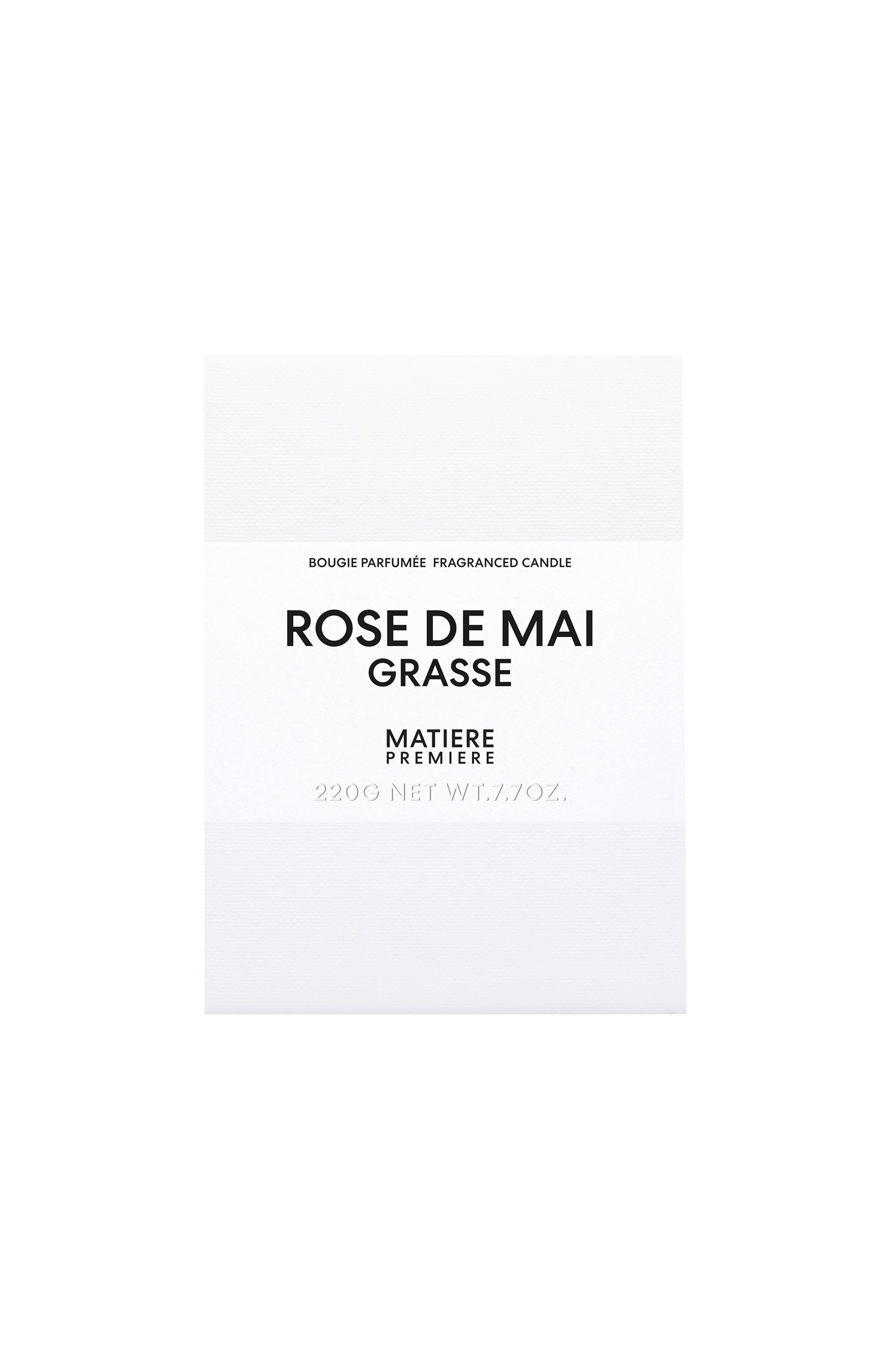 Парфюмированная свеча rose de mai grasse (220g) MATIERE PREMIERE, арт. 3760428940476, фото 2